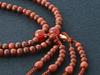 Kyoto Buddhist Altar Hayashi Prayer Beads Shingon Sect Shakuni Rose Sandalwood Agate Formal Official Bag Kyoto Prayer Beads (Unground) (For Men) [Bead