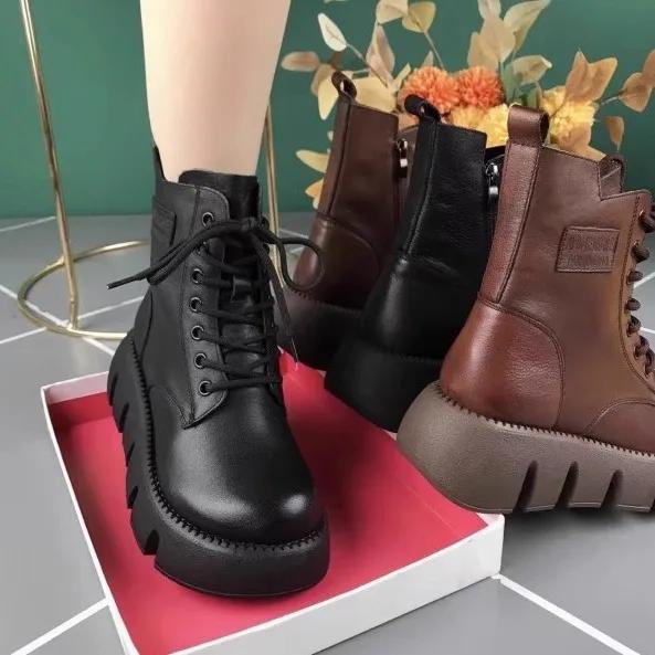 Горячо продаваемые женские зимние хлопковые сапоги, толстые короткие сапоги для среднего и пожилого возраста, теплые хлопковые туфли с добавленным флисом