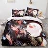 Game Genshin Impact Amber Gorou Hu Tao Costume Duvet Cover Cartoon Bedding Sets Bed Set Quilt Comforter Covers Home Textiles