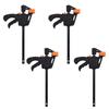 4 Inch Quick Ratchet F Clamp Wood Working Work Bar Clamp Clip Kit F Clip
