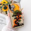 For Samsung Galaxy A90 5G Case SM-A908B Luxury Flowers Butterfly Painted Cover Soft Slim Phone Case For Samsung A90 A 90 5G Bags