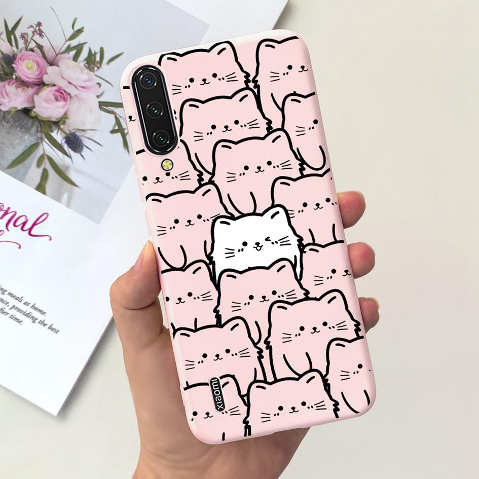 Для Xiaomi Mi 9 Чехол Mi 9 Lite Задняя крышка Модный Цветок Тонкий Мягкий Силикон Funda на Xiaomi Mi 9 SE Mi9 Mi 9Lite Ударопрочный Capa