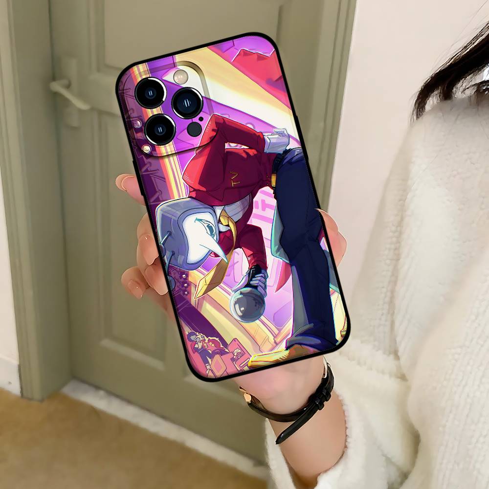 Чехол для телефона D-Deltarune Tenna для IPhone 1716 15 14 13 Pro Max 11 12 Mini X Xs XR Черный силиконовый чехол