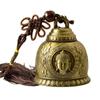 Feng Shui Buddhism Copper Bell Religious Wind Bell Chime Buddha Home Hanging Decoration Blessing for Luck Dragon Decor Crafts