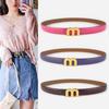 M Letter Genuine Leather Women's Belt - Versatile for Casual Pants, Skirts, and Jeans
