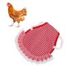 Двойной фартук для курицы Многоразовый фартук для птицы или с эластичными ремнями для маленьких, средних и больших кур