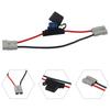 Разъем силового кабеля 8 AWG ПВХ+Медная проволока Надежная производительность Прочный и надежный Встроенный держатель предохранителя MAXI Простота использования