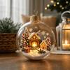 Acrylic Xmas Tree Pendants Pre-Lit Holiday Ornament Ball NEW Party Ornament  Home Decor