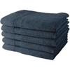 Комплект из 5 банных простыней TODAY 70х130 см, 100% хлопок, деним
