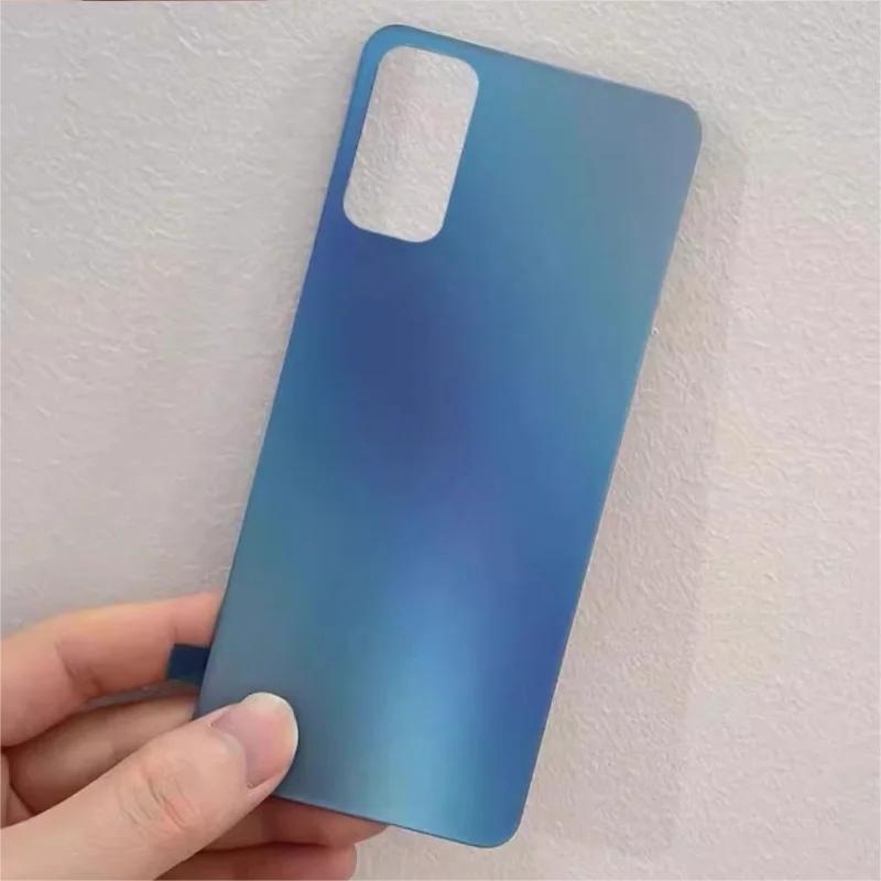 Задняя крышка для OPPO Reno 4 5G PDPM00 PDPT00 CPH2091 6.43" Стеклянная крышка аккумулятора Ремонт Замена Задняя панель телефона