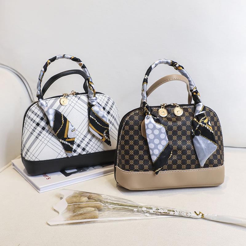 Новая сумка-ракушка с принтом Женская сумка через плечо Сумка