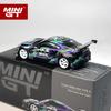YVAZ6 MINIGT 1:64 Toyota GR86 HKS TYPE R 2022 Токийский Автосалон MGT Литой Модель Автомобиля 1005