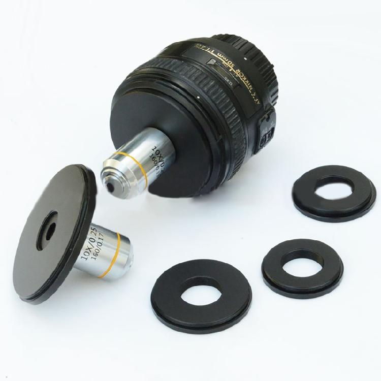 RMS Adapter Rings Microscope Objective Lens RMS Thread to M42/49/52/58/62/67 Suitable for Camera Photography