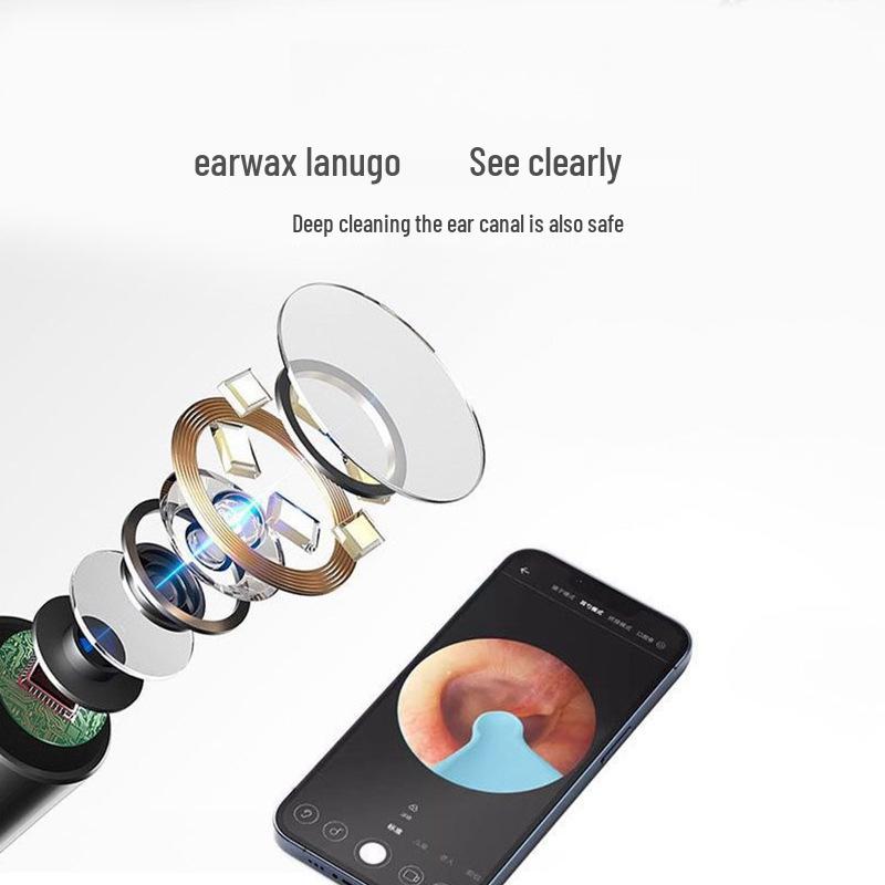 HD Wireless Ear Cleaning Tweezers with Visual Scoop & WiFi Connection