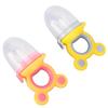 2pcs Baby Food Fruit Feeder Pacifier Cute Safe Self Feeding Nipple Teething Toy for Infant Toddler