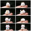 Wealth Cat Model Mini Resin Crafts Kawaii Animal Ornaments Cat Figurine  Desktop Decoration
