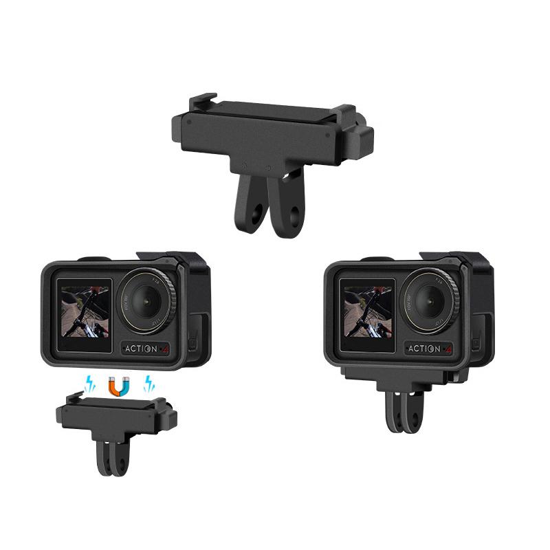 Спортивный складной магнитный держатель для камеры для DJI OSMO Action 5 Pro/4/3 Адаптер быстрого отсоединения Основание удлинителя Аксессуары