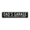 1pc, Dad's Garage Metal Tin Sign (15.75"x3.94"/40x10cm), Novelty Street Sign, Home Decor Wall Decor Restaurant Decor