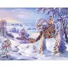 Modern Winter Snow Scenery Picture Design Diamond Painting Full Drill As Gift Diamond Embroidery