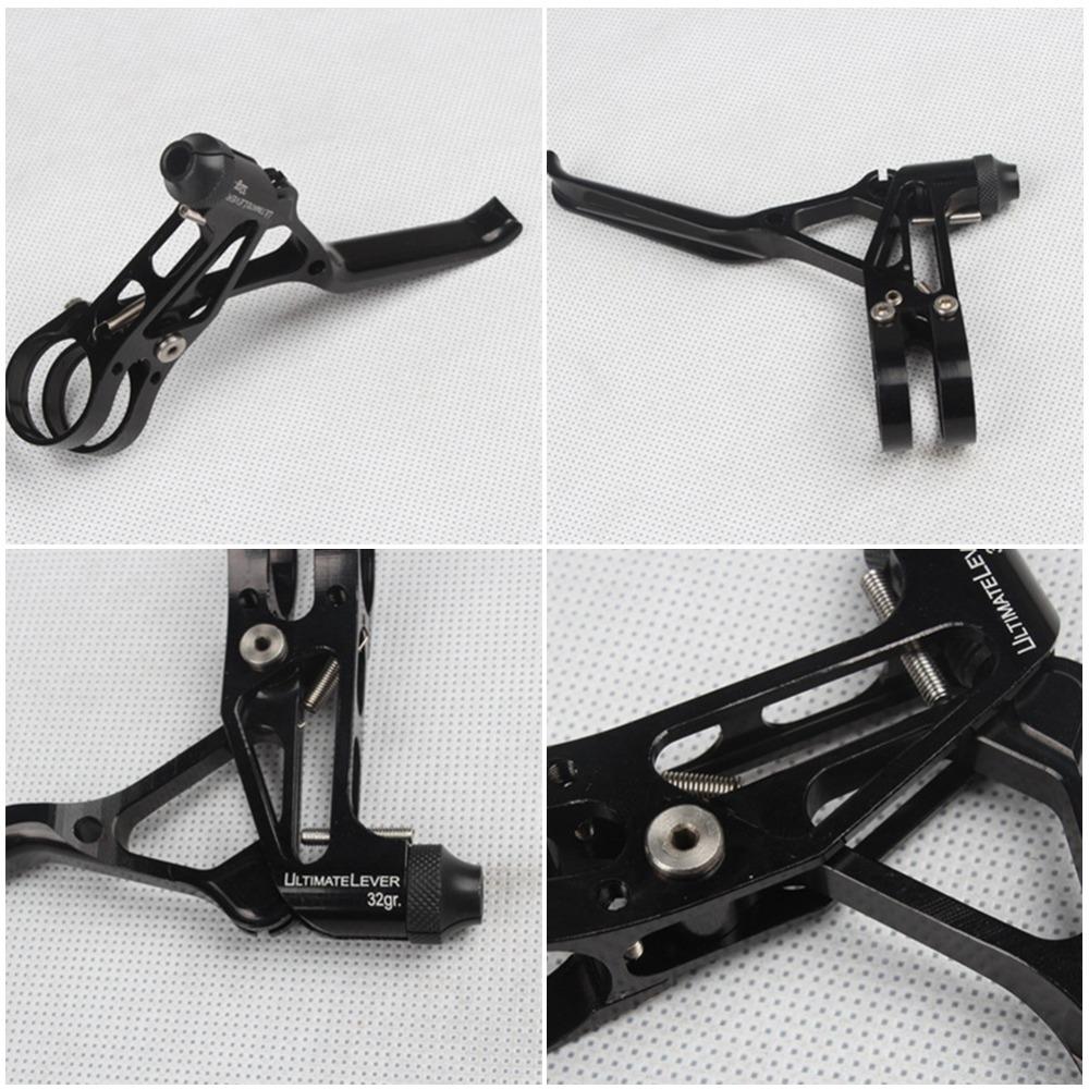 1 Pair Ergonomic Bicycle Brake Levers Aluminum Alloy Road Bike Brake Lever Bike Upgrades
