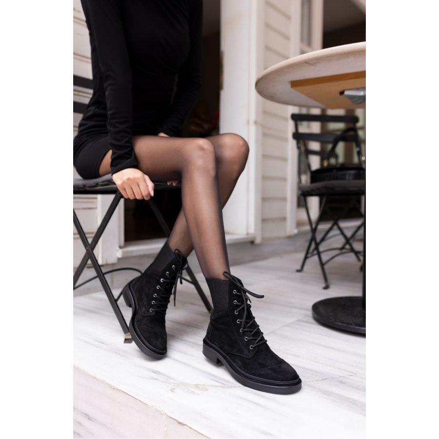 Женские повседневные ботинки из натуральной замши