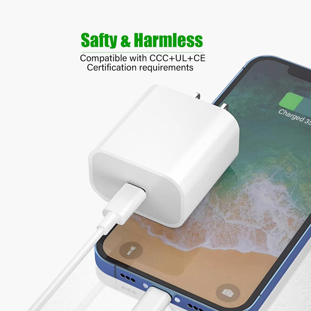 20 Вт зарядное устройство Type-C для iPhone 16 15 pro plus max usb C зарядное устройство для apple watch адаптер PD20W для ipad зарядное устройство быстрая зарядка us plug