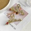 Dragon Shaped Hair Comb with Pearl Rhinestone Hairpin New Hair Clips  Gift