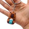 Капибара брелок для ключей capybara антистресс подвеска 2.5 см