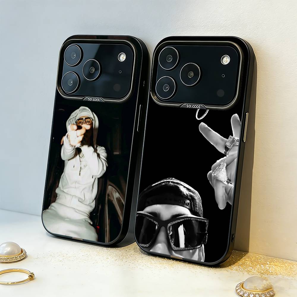 Чехол для телефона C-Cris MJ Singer для iPhone17,16,15,14,13,12,11,Pro,MAX Серый Матовый Силиконовый Черный Чехол