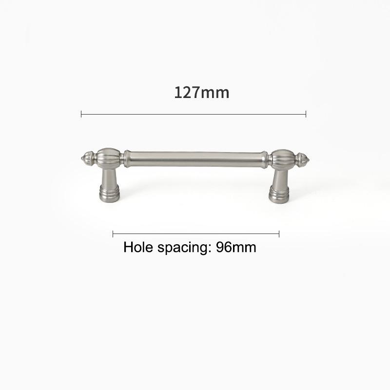 Nickel Brushed Cupboard Cabinet Pulls Modern Kitchen Drawer Knobs for Easy Access and Style