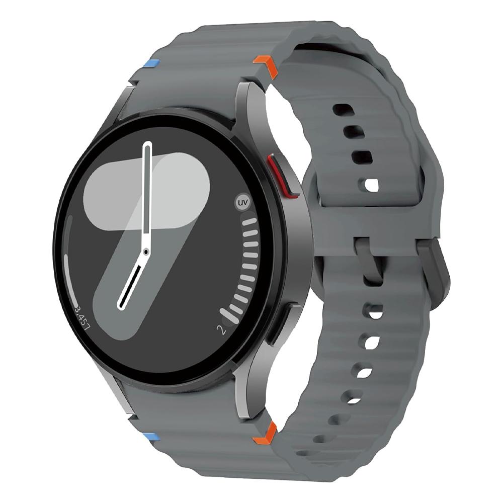 Спортивный ремешок для Samsung Galaxy watch 7/FE/4/5/6 classic/5 Pro 40 44 мм Без зазоров correa bracelet силиконовый ремень ремешки Galaxy watch 7
