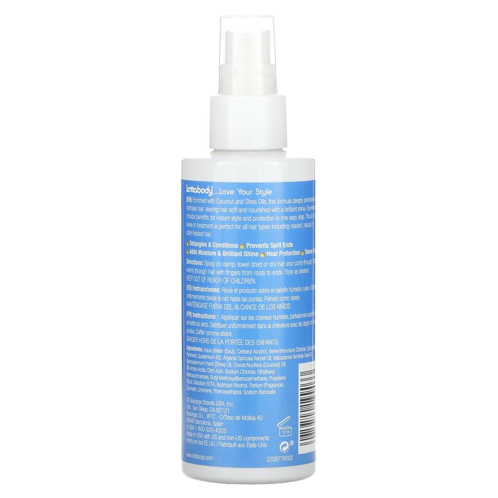 Lottabody, Love Me, 5-n-1 Leave-In Treatment with Coconut and Shea Oils, 5.1 fl oz (150 ml)