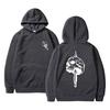 Autumn and Winter Skull Hoodie Funny Fashion Outdoor Sweatshirt Men's and Women's Fashion Oversized Fleece Cotton Hoodie