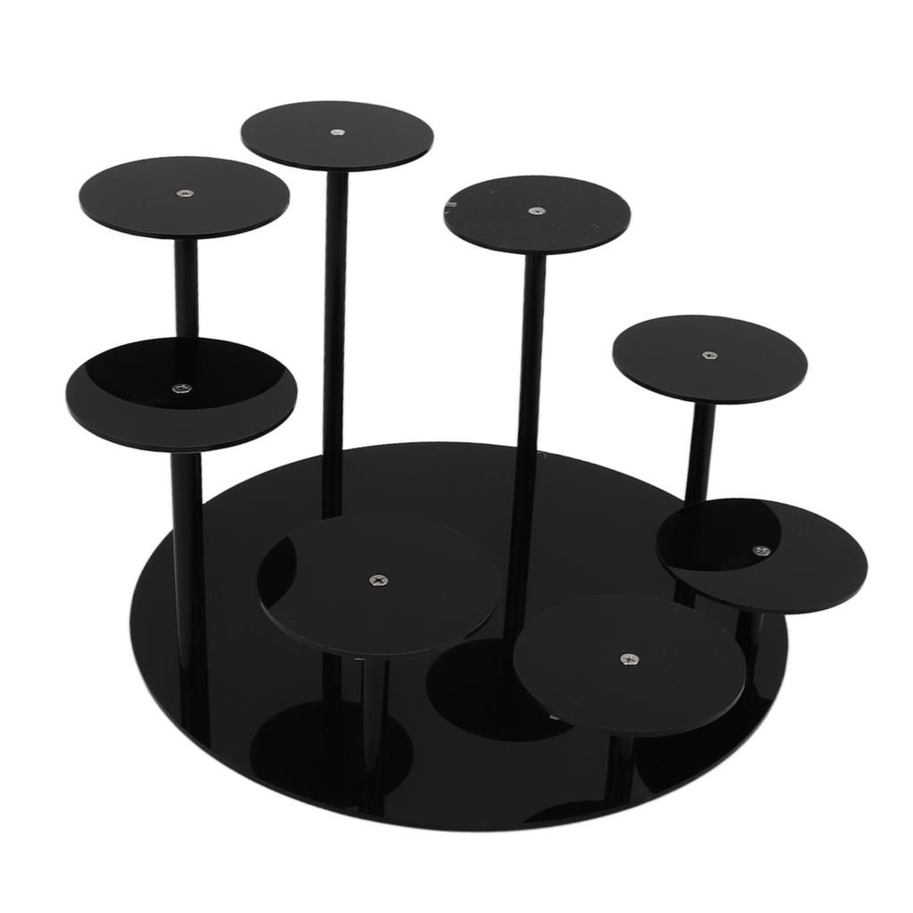 Акриловые подставки для кексов Устойчивые круглые Подставка для демонстрации тарелок для кукол аниме-фигурок для свадьбы, дня рождения