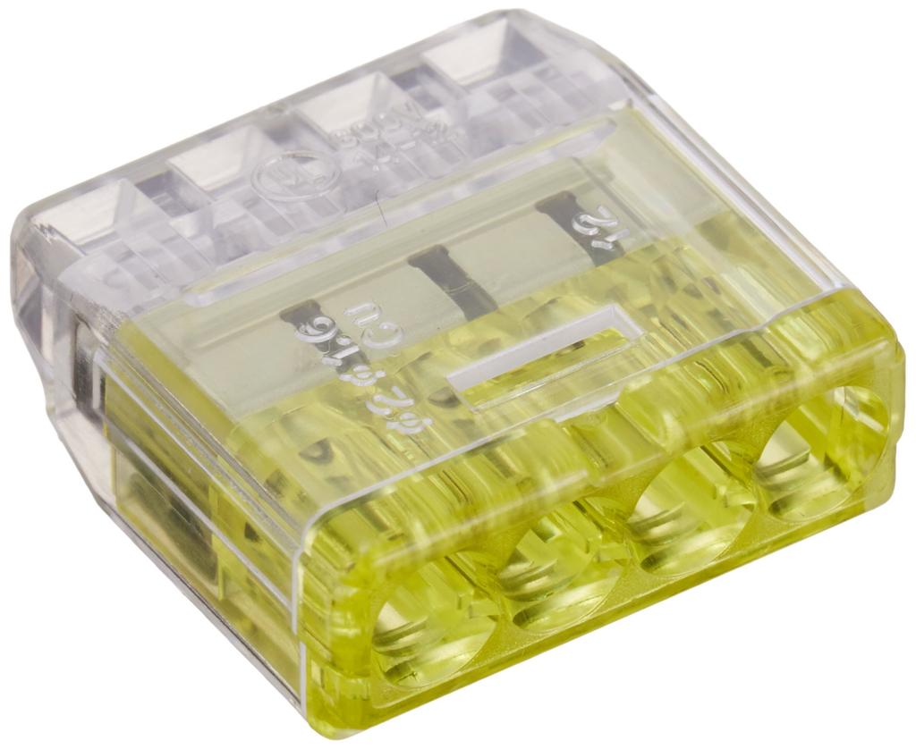 Nichifu Quick Lock Plug-in Connector, QLX4-YCL, 50-Pack, 4-Position