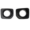 Land Rover Discovery 4 Fog Light Bezels, Silver/Black, LR051335/6/7