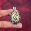 Dalmation Handmade Gemstone Pendant, 925 Solid Sterling Silver Pendant Unique Design Jewelry, For Women