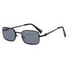 Women's Sunglasses, Men's and Women's Fashion Square Small Frame Sunglasses, Metal Sunglasses