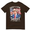 Theres A New Sheriff In Town Cowboy Trump 2024 TShirt
