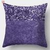 Taie D'oreiller Géométrique Violette, Housse De Coussin Décorative, Maison, Canapé, Carré