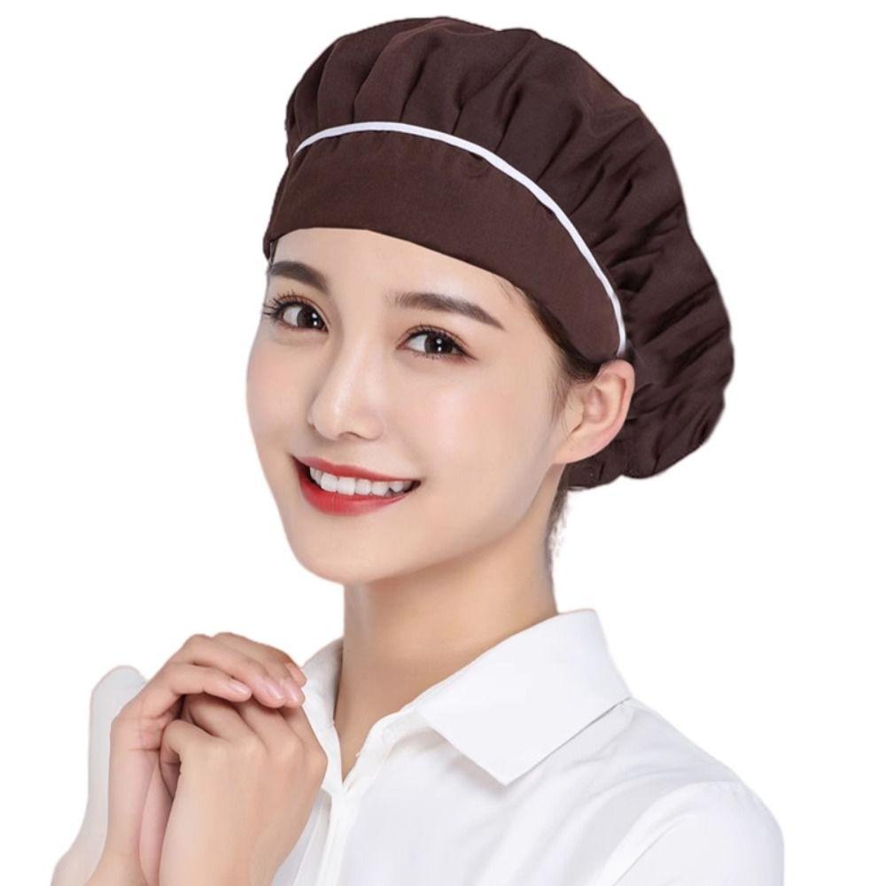 Mesh Chef Hat Work Wear Cooking Hygienic Cap Chic Hair Nets Cap  Food Service