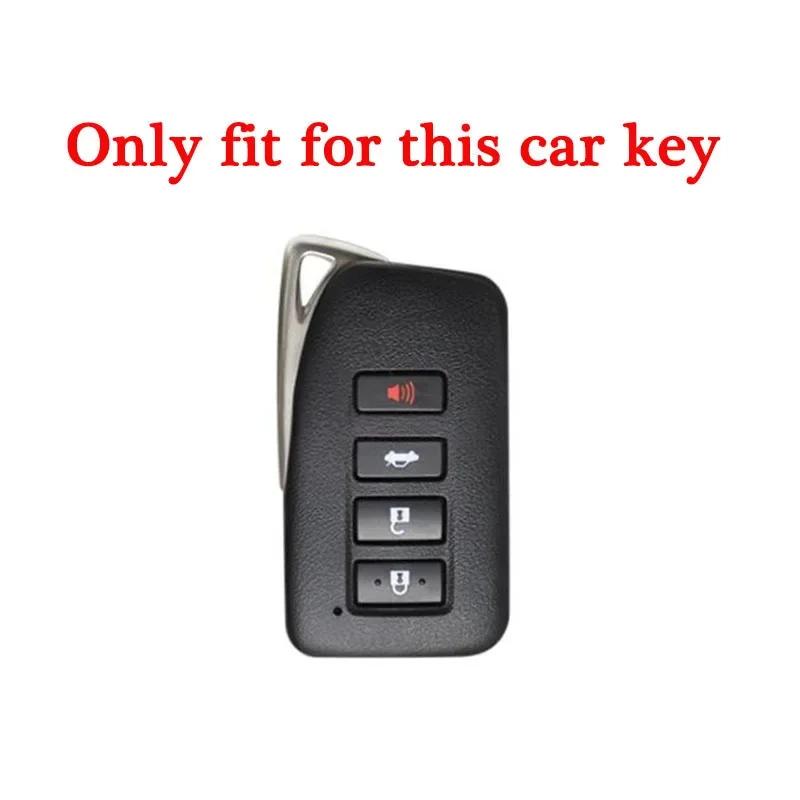 Leather Car Remote Key Case Cover for Lexus Nx200 Nx300h Rx 350 450h Es350 Gs Is Ls Gs Rc F 2014 2015 2016 4 Buttons Accessories