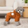 Худи Стиль Теплый Зимний Комбинезон для Собаки Водонепроницаемый Утепленный Одежда для Собаки на Четыре Лапы Дизайн с Подкладкой Флисовое Пальто для Собаки Повседневная Носка