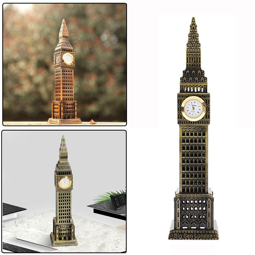 Crafts Handicraft Decoration Big Ben Model Big Ben Tower Sculpture Home Decoration Desktop Ornament