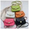 Trendy Simple Fashion Solid Color Shoulder Crossbody Bag For Women 2023 Spring Summer New Stylish Lady Bag