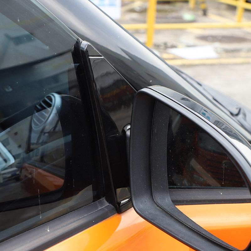Для Benz Smart 451 Fortwo 2009-2015 ABS Автомобильное Треугольное Облицовочное Панель Зеркала Заднего Вида Стойки А Декоративная Наклейка Антенны Аксессуары