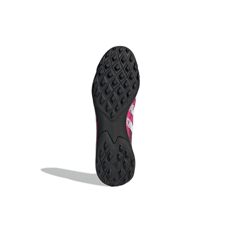 Adidas Predator Freak .3 Удобные TF (Резиновые шипы) Нескользящие Прочные Футбольные Бутсы Мужские Футбольные Бутсы Черно-Розовые FW7520