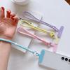 Minimalist Candy Color Smartphone Lanyard Adjustable Wristband Phone Security Chain Universal Cellphone Strap Keychain