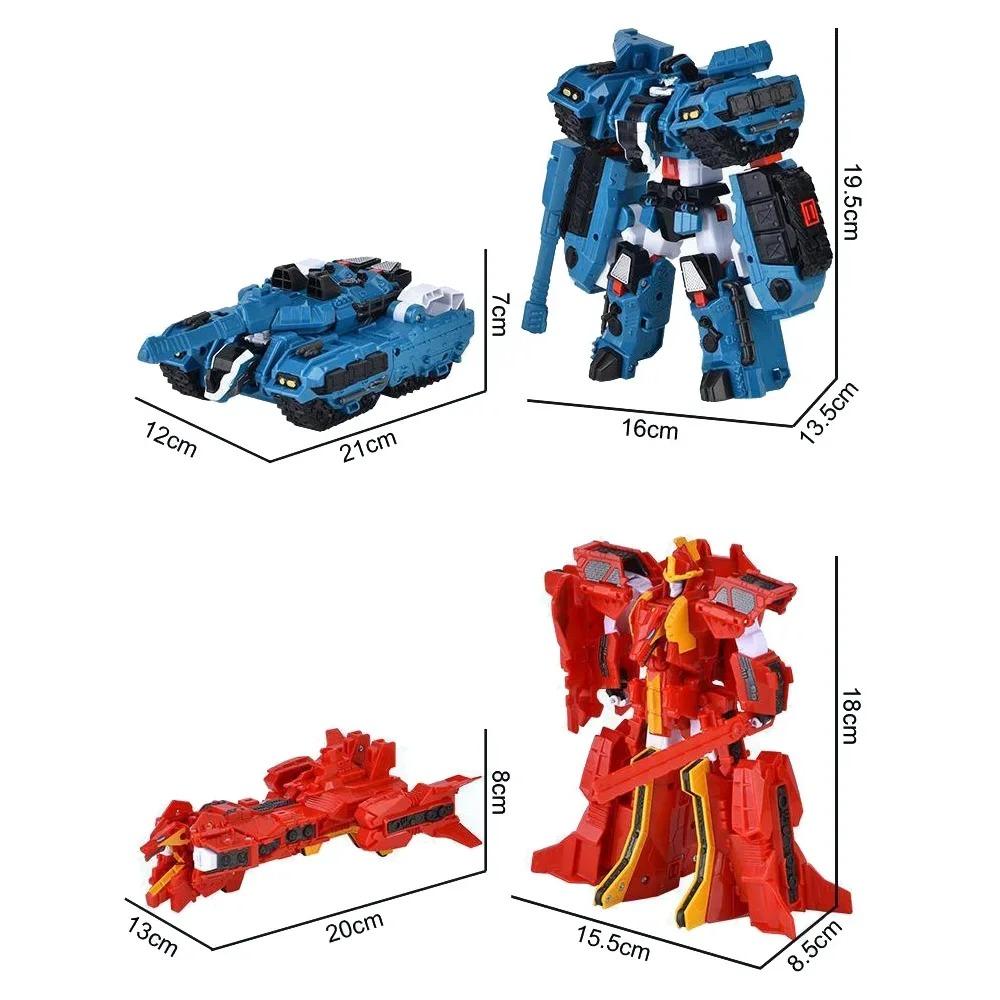 Galaxy Detectives Tobot Transformation Car to Robot Toy Korea Cartoon Brothers Anime Tobot Deformation Tank Car Toys Gift