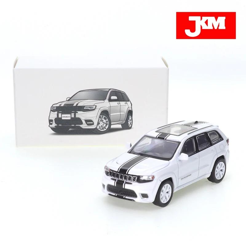 JKM 1/64Jeep Grand Cherokee Trackhawk Magotan PASSAT 2019 Mazda6 Alloy Automobile Die Casting Model Kids Xmas Gift Toys for Boys AKT1